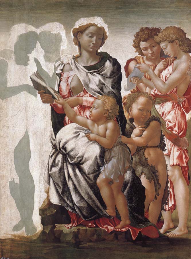 THe Madonna and Child with Saint John and Angels